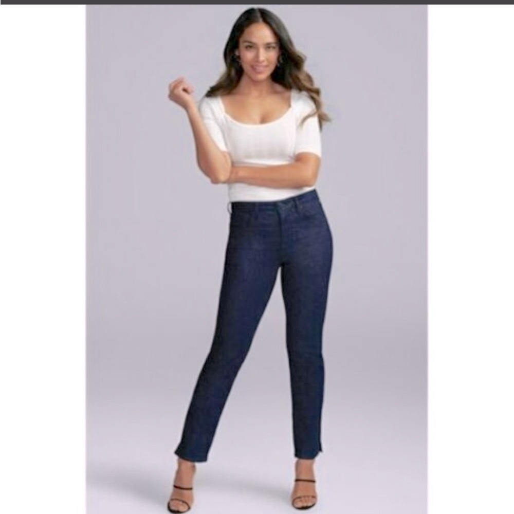 NYDJ Dark Wash Denim Jeans Sz 8P